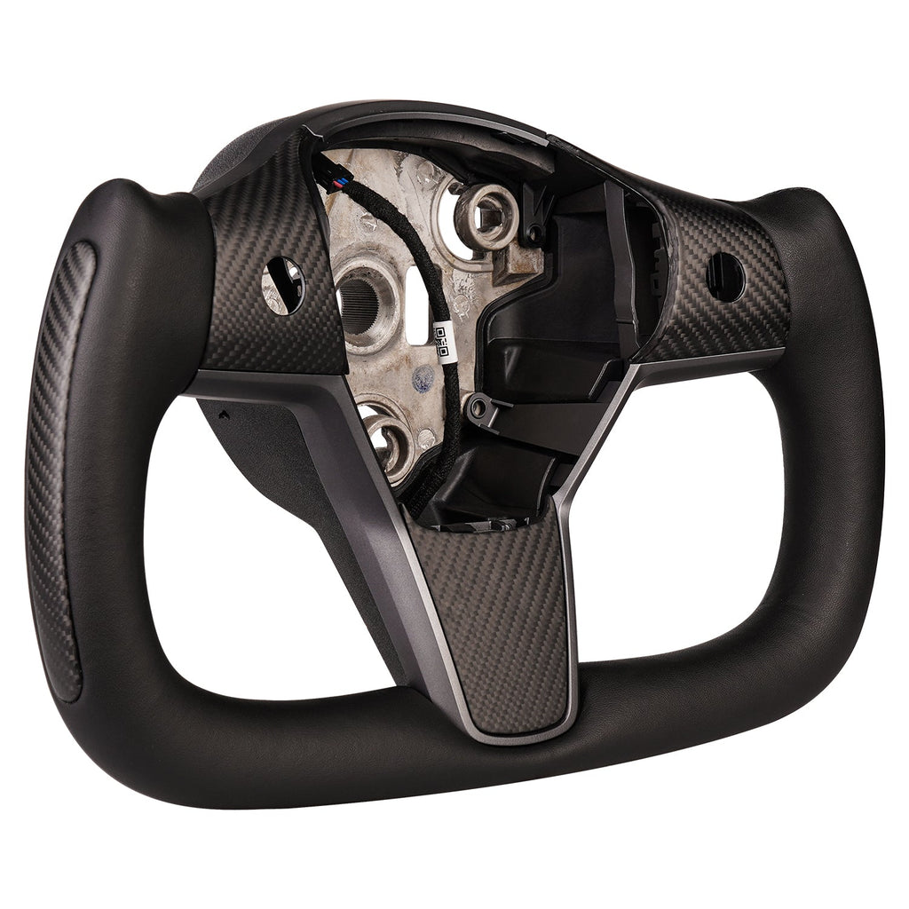 Yoke Carbon Fiber Steering Wheel for Tesla Model 3 / Y - Teskay