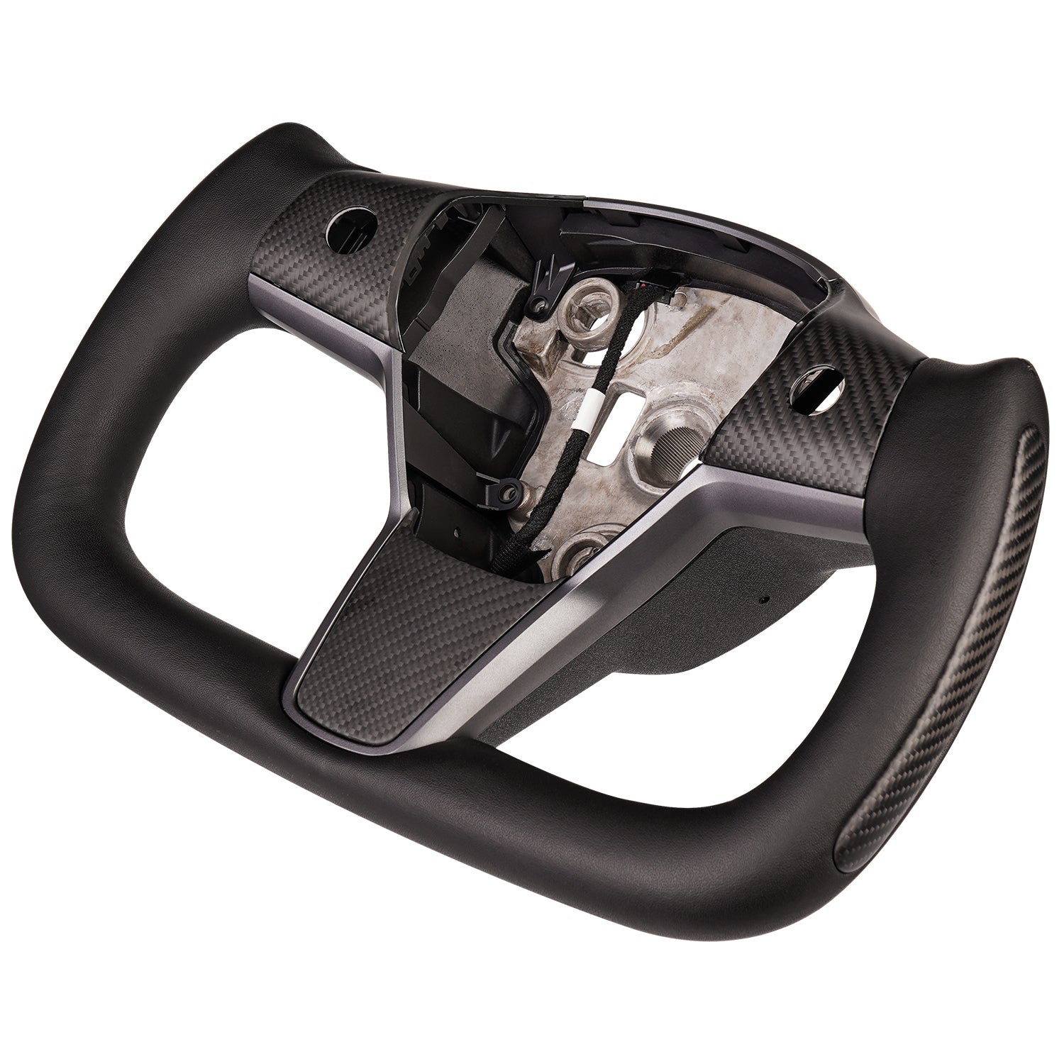 Yoke Carbon Fiber Steering Wheel for Tesla Model 3 / Y - Teskay