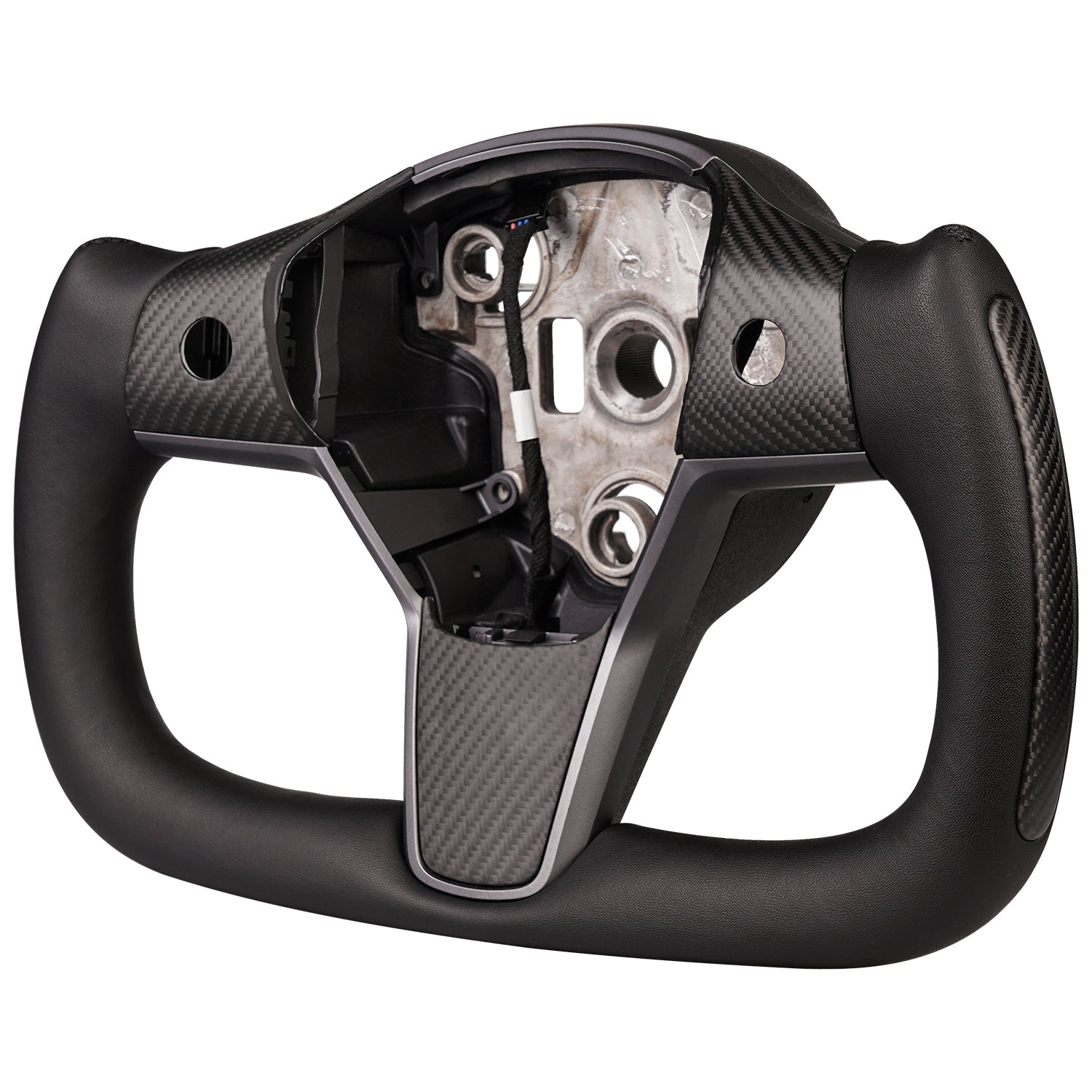 Yoke Carbon Fiber Steering Wheel for Tesla Model 3 / Y - Teskay