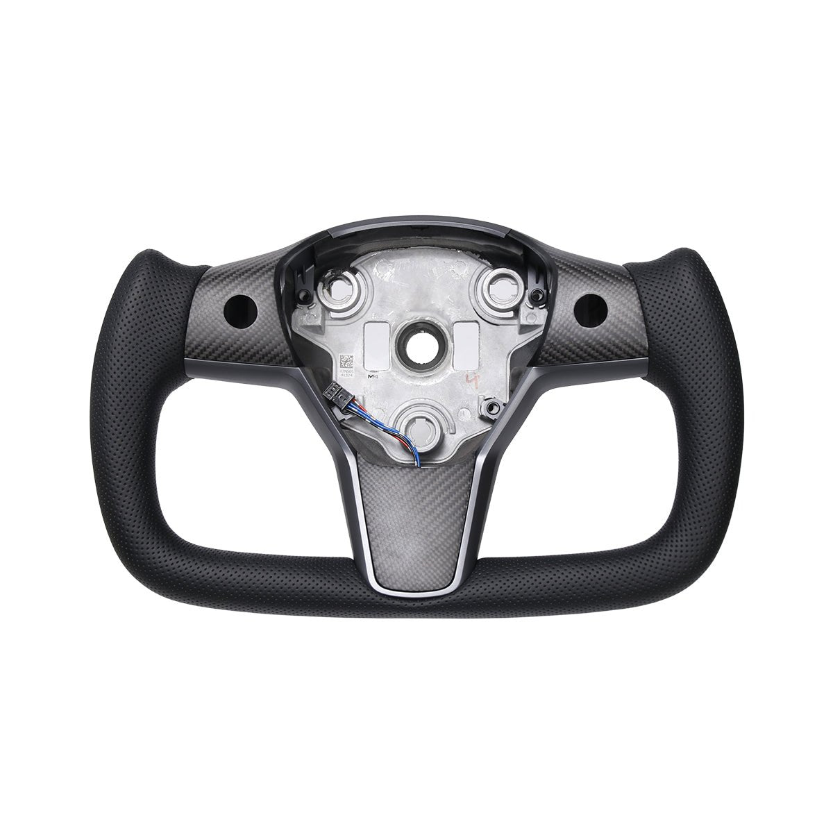 Perforated Leather Yoke Steering Wheel for Tesla Model 3 / Y - Teskay
