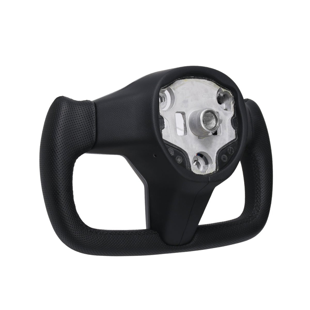 Perforated Leather Yoke Steering Wheel for Tesla Model 3 / Y - Teskay