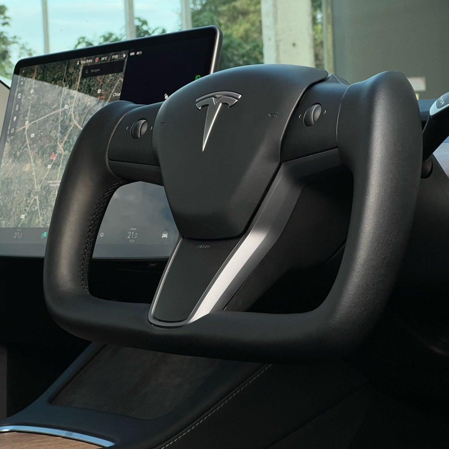 Yoke Steering Wheel for Tesla Model 3 / Y - Teskay